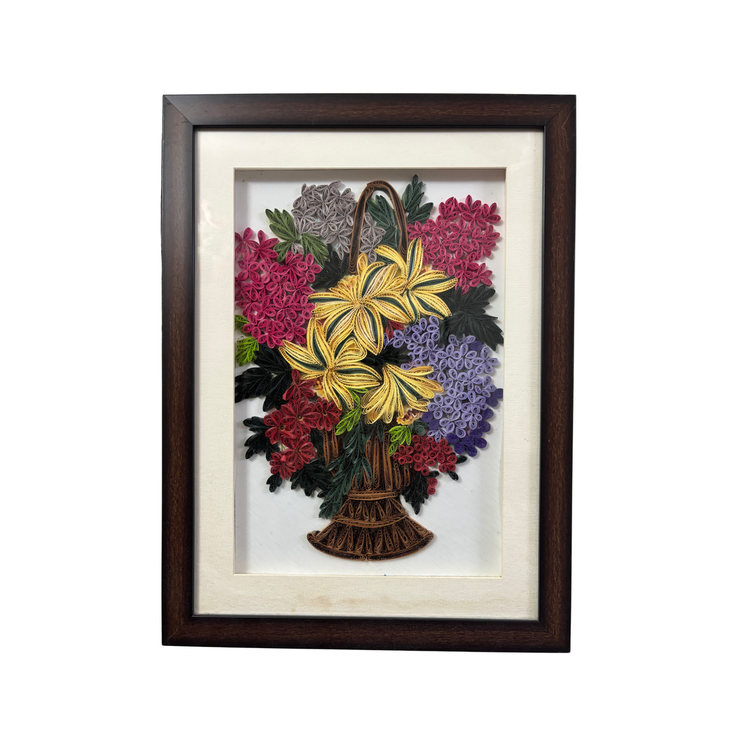 EL0011 - Colorful Flowers in a Basket